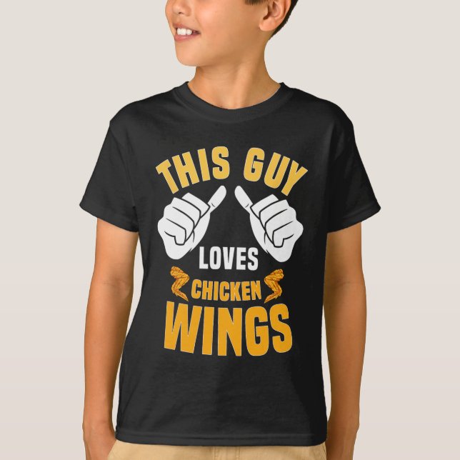 Camiseta Las divertidas algas de pollo adoran decir ala cal (Anverso)