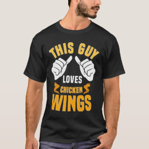 Camiseta Las divertidas algas de pollo adoran decir ala cal