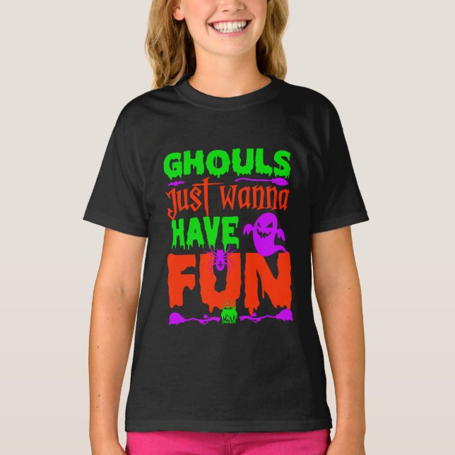 Camiseta Las divertidas Guías de Halloween solo quieren div (Anverso)
