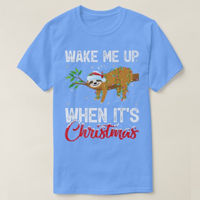 Camiseta Las divertidas luces de Navidad eslovacas me despe (Diseño del anverso)