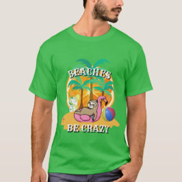 Camiseta Las divertidas playas de Novedad de vacaciones de 