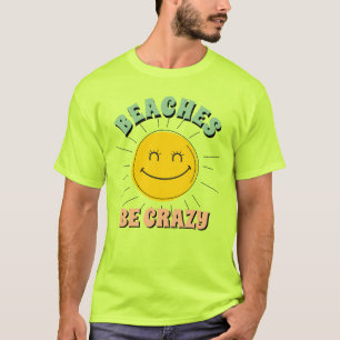 Camiseta Las divertidas playas de vacaciones de verano de N