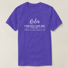 Camiseta Las divertidas reglas de citas de la noche de la c