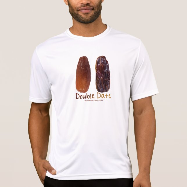 Camiseta Las dos fechas de SlipperyJoe pasas arrugadas dora (Anverso)