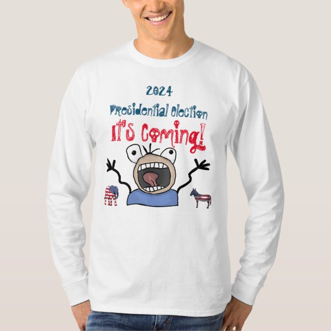 Camiseta Las elecciones presidenciales de 2024, ¡ya se acer (Anverso)