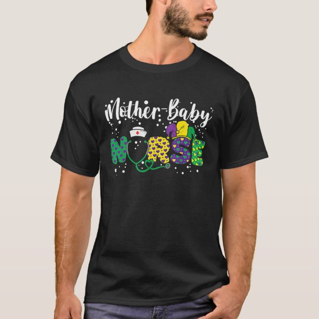 Camiseta Las enfermeras de parto de parto de parto de mardi (Anverso)