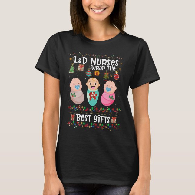 Camiseta Las Enfermeras De Trabajo Y De Entrega De L&D Envu (Anverso)