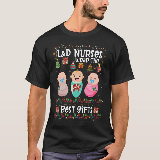 Camiseta Las Enfermeras De Trabajo Y De Entrega De L&D Envu (Anverso)