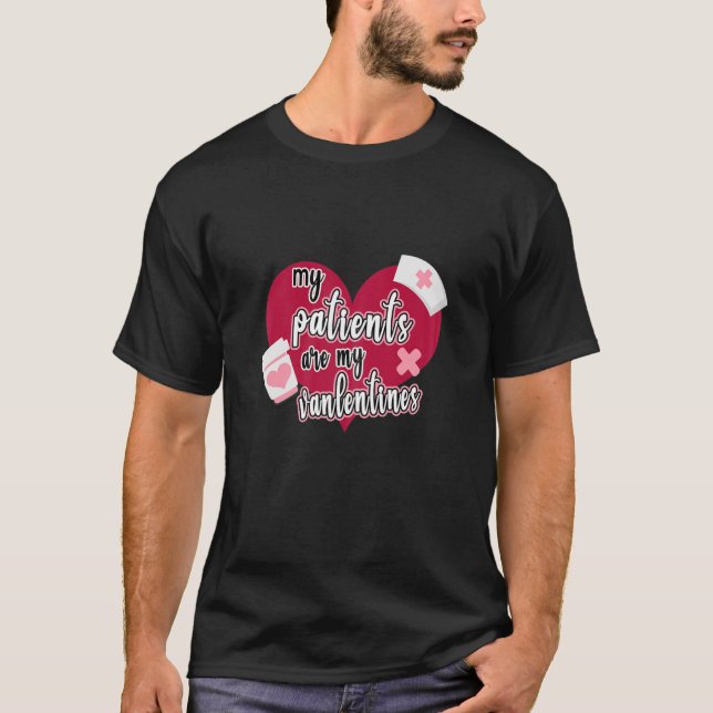Camiseta Las Enfermeras Divertidas Cita A Día de San Valent (Anverso)