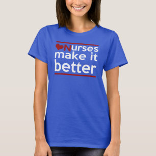 CAMISETA LAS ENFERMERAS LO HACEN MEJOR