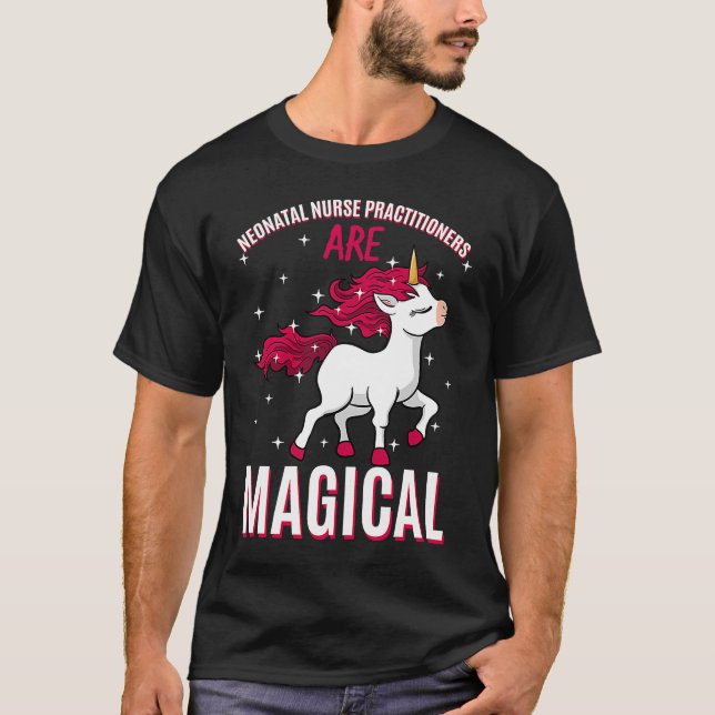 Camiseta Las enfermeras neonatales son unicornios mágicos N (Anverso)