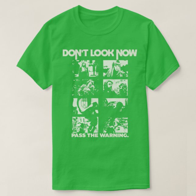 Camiseta Las escenas del horror no se ven ahora (Diseño del anverso)