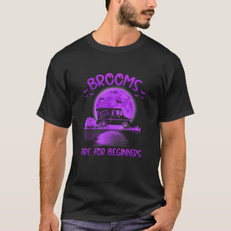 Camiseta Las Escobas Son Para La Bruja Trabajadora Postal D