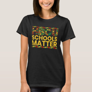 Camiseta Las escuelas de HBCU importan a los niños de grado