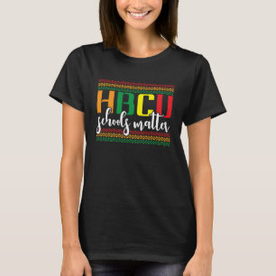 Camiseta Las escuelas de la HBCU importan a los jóvenes neg