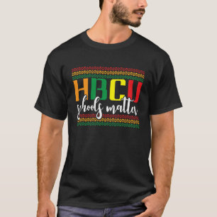 Camiseta Las escuelas de la HBCU importan a los jóvenes neg