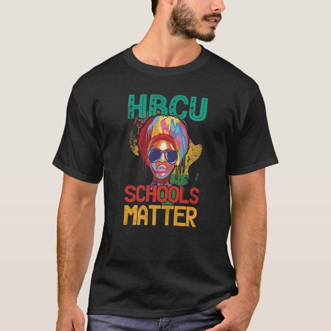 Camiseta Las escuelas de la HBCU importan para el orgullo a (Anverso)