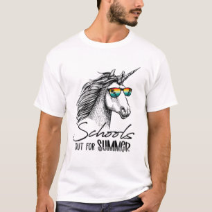 Camiseta Las Escuelas De Verano Funny Unicornio El Último D