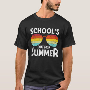Camiseta Las Escuelas En Verano Feliz El Último Día De La E
