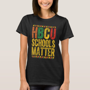 Camiseta Las escuelas Hbcu importan a Chica histórico de la