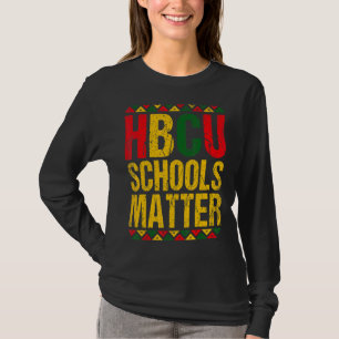 Camiseta Las escuelas Hbcu importan a Chica histórico de la