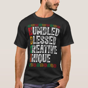 Camiseta Las Escuelas Hbcu importan, humildemente Chica neg