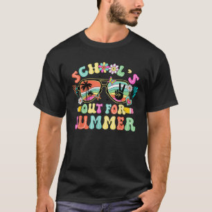 Camiseta Las Escuelas Retro Salieron En Verano El Último Dí