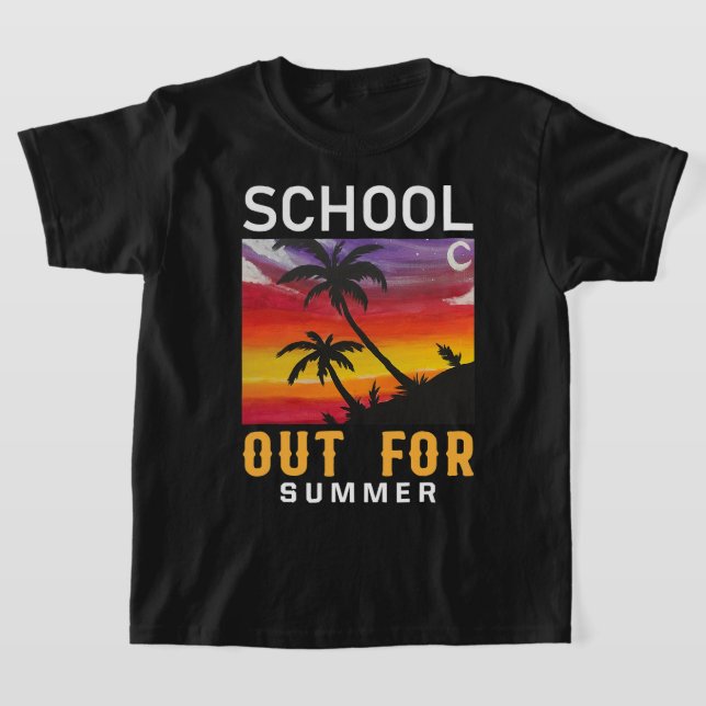 Camiseta Las Escuelas Salieron En Verano El Último Día Del  (Distribución)