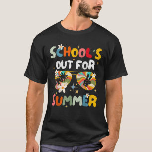 Camiseta Las Escuelas Salieron Para La Retro De Verano El Ú