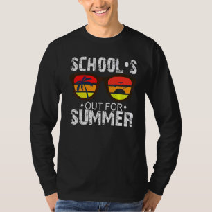 Camiseta Las Escuelas Salieron Para Los Vidrios De Verano E
