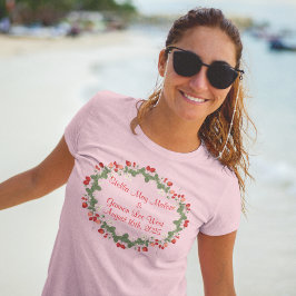 Camiseta Las espantosas fresas veraniegas de las damas de h