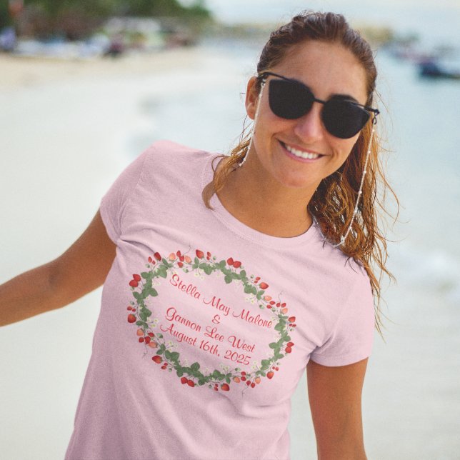 Camiseta Las espantosas fresas veraniegas de las damas de h (Subido por el creador)