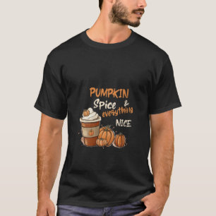 Camiseta Las Especias De Calabaza Y Todo El Café Agradable