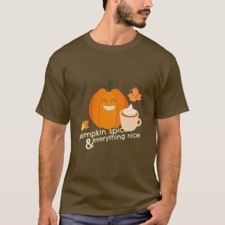Camiseta Las especias de calabaza y todo lo bueno