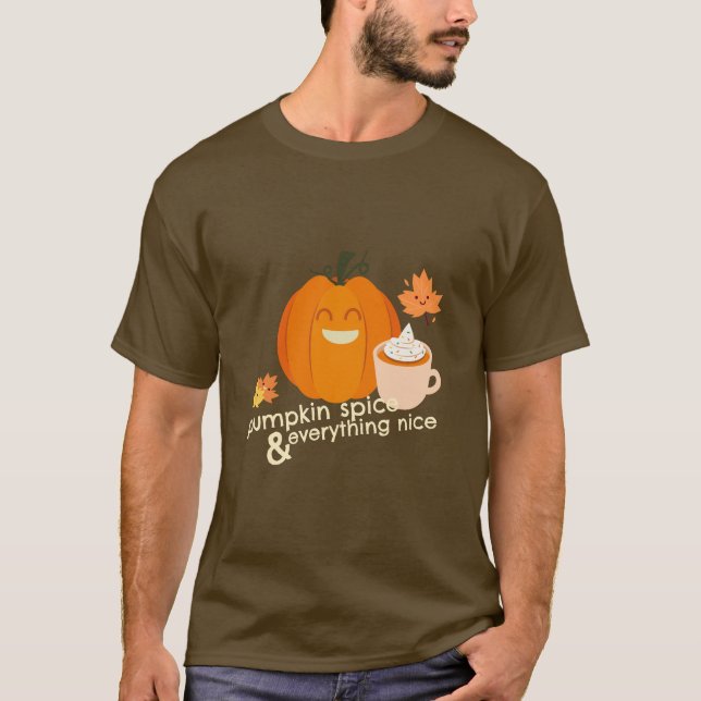 Camiseta Las especias de calabaza y todo lo bueno (Anverso)