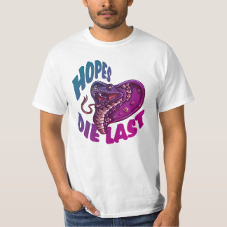 Camiseta Las esperanzas mueren por último - SNAKE COBRA 1