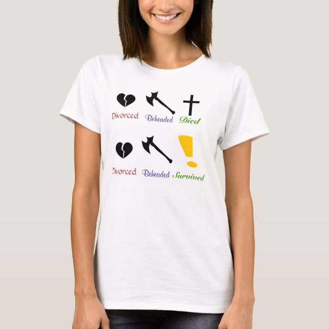 Camiseta Las esposas de Henry (Anverso)