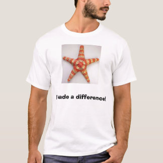 Camiseta ¡las estrellas de mar, diferencié!