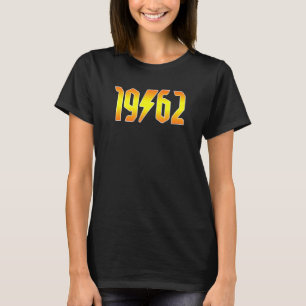 Camiseta Las estrellas de rock nacen en 1962 Birthday Rock
