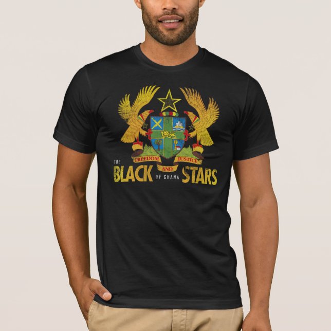 Camiseta Las estrellas negras de Ghana (Anverso)