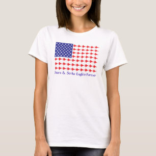 Camiseta Las estrellas para mujer y la huelga Eagles