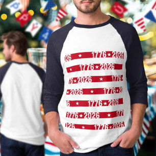 Camiseta Las estrellas y franjas de América 2501776-2026