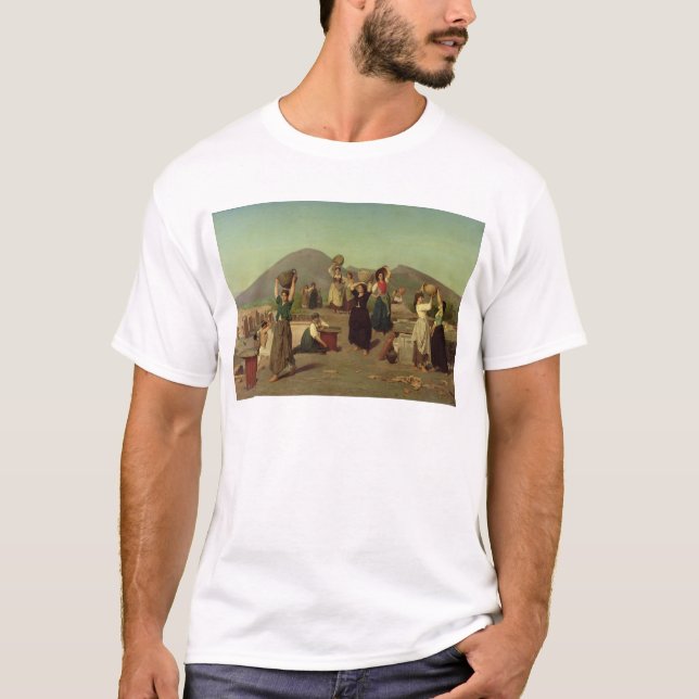 Camiseta Las excavaciones en Pompeya, 1865 (Anverso)