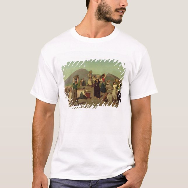 Camiseta Las excavaciones en Pompeya, 1865 (Anverso)