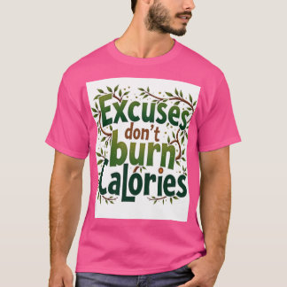 Camiseta Las excusas no queman calorías