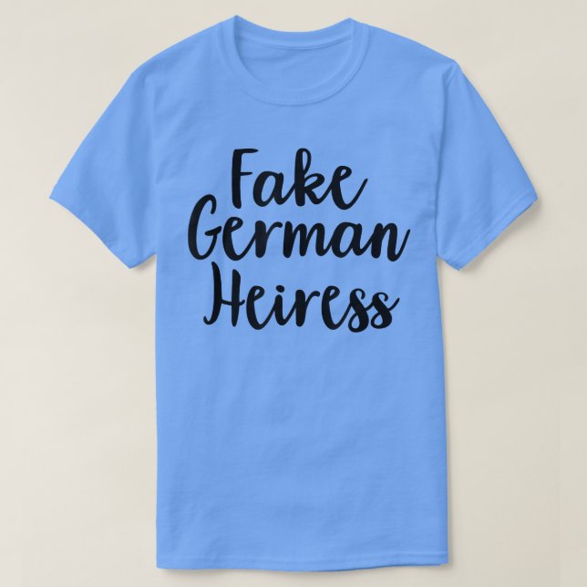 Camiseta Las falsas alturas alemanas  (Diseño del anverso)