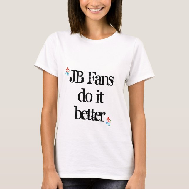 Camiseta Las fans de JB mejora (Anverso)