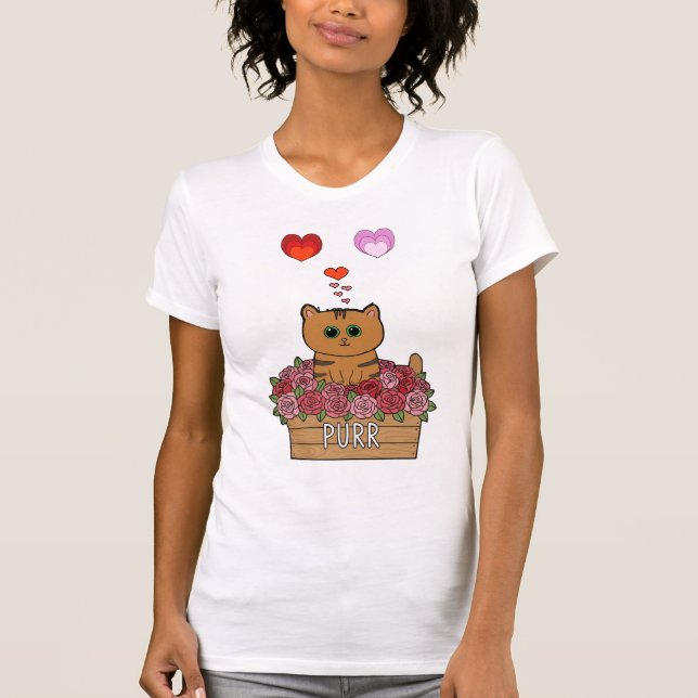 Camiseta Las Flores de Leo Heart (Anverso)