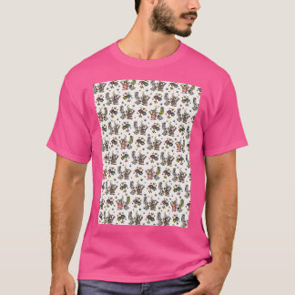 Camiseta Las flores naturales del jardín están a la moda y
