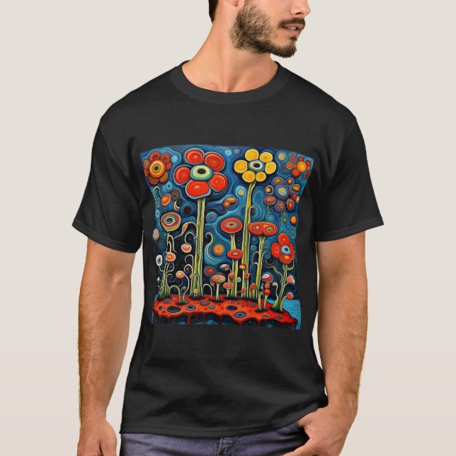 Camiseta Las flores que brotan (Anverso)